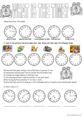 452 Time English ESL worksheets pdf &  doc