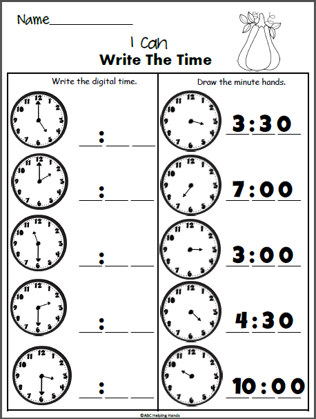 Free Fall Time Worksheet | Made By Teachers | Time worksheets ...