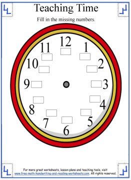 Teaching Time - Five Minutes