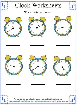Teaching Time - Five Minutes