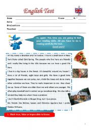 Special needs worksheets