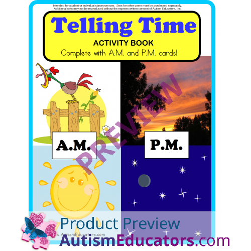 Telling Time for First/Second Grade &  Special Needs Students ...