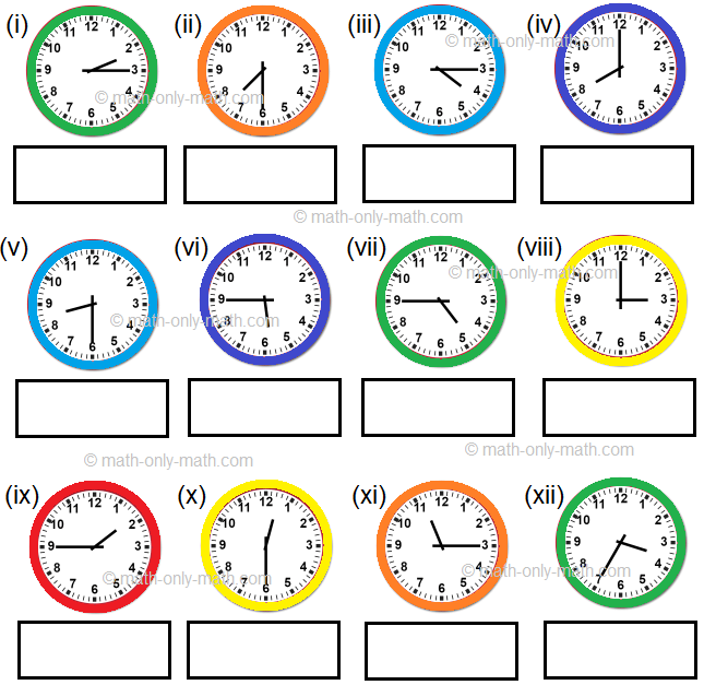 3rd Grade Worksheet on Time | Conversion of Time | Telling Time | Ans