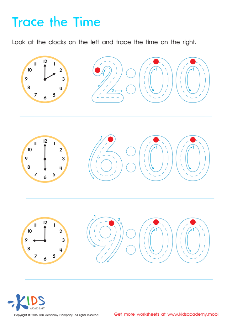 Free Understanding clocks Time Worksheets for 5YearOlds Worksheets