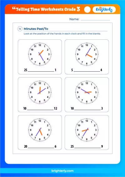 Third-Grade Time Worksheets: Grade 3 Teaching Resources for Parents