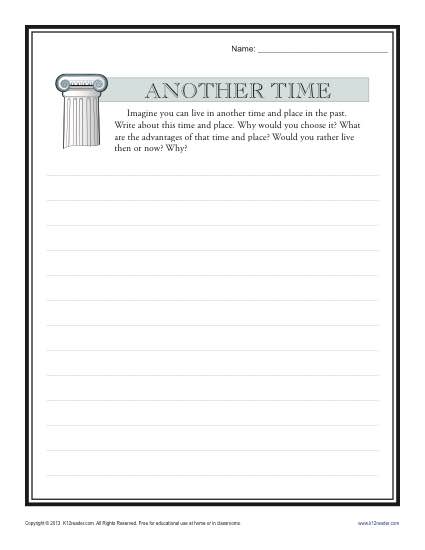 time worksheet high