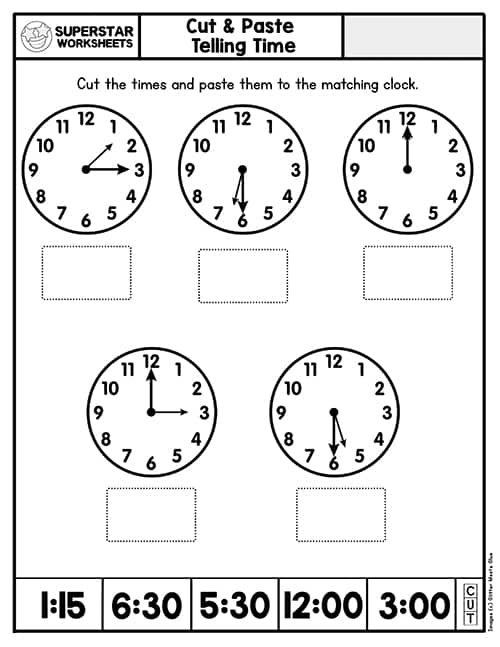 Telling Time Worksheets -Worksheets Library