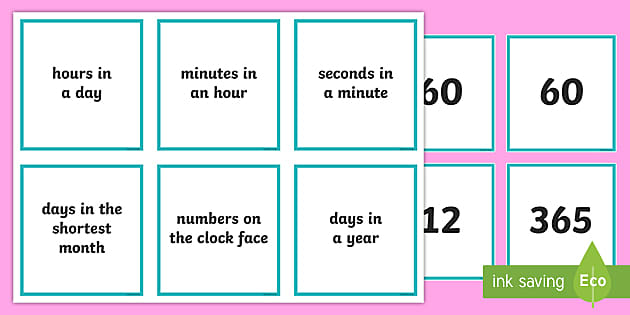 time worksheet math fact