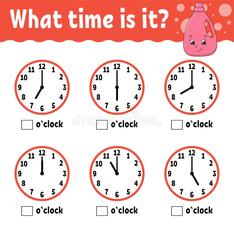 Time Worksheet Stock Illustrations - 2,252 Time Worksheet Stock ...