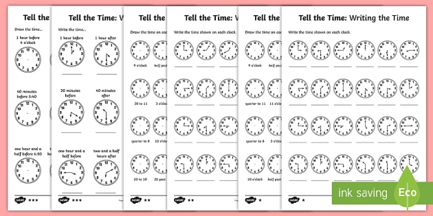 Printable Time Worksheets | Twinkl (teacher made) - Twinkl