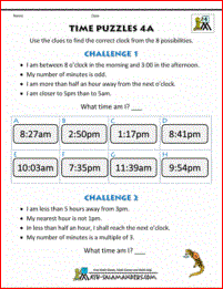 Time Worksheets