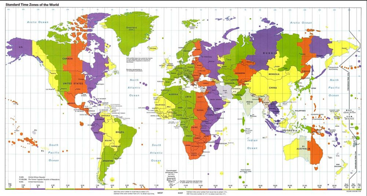time zones worksheet 5th grade