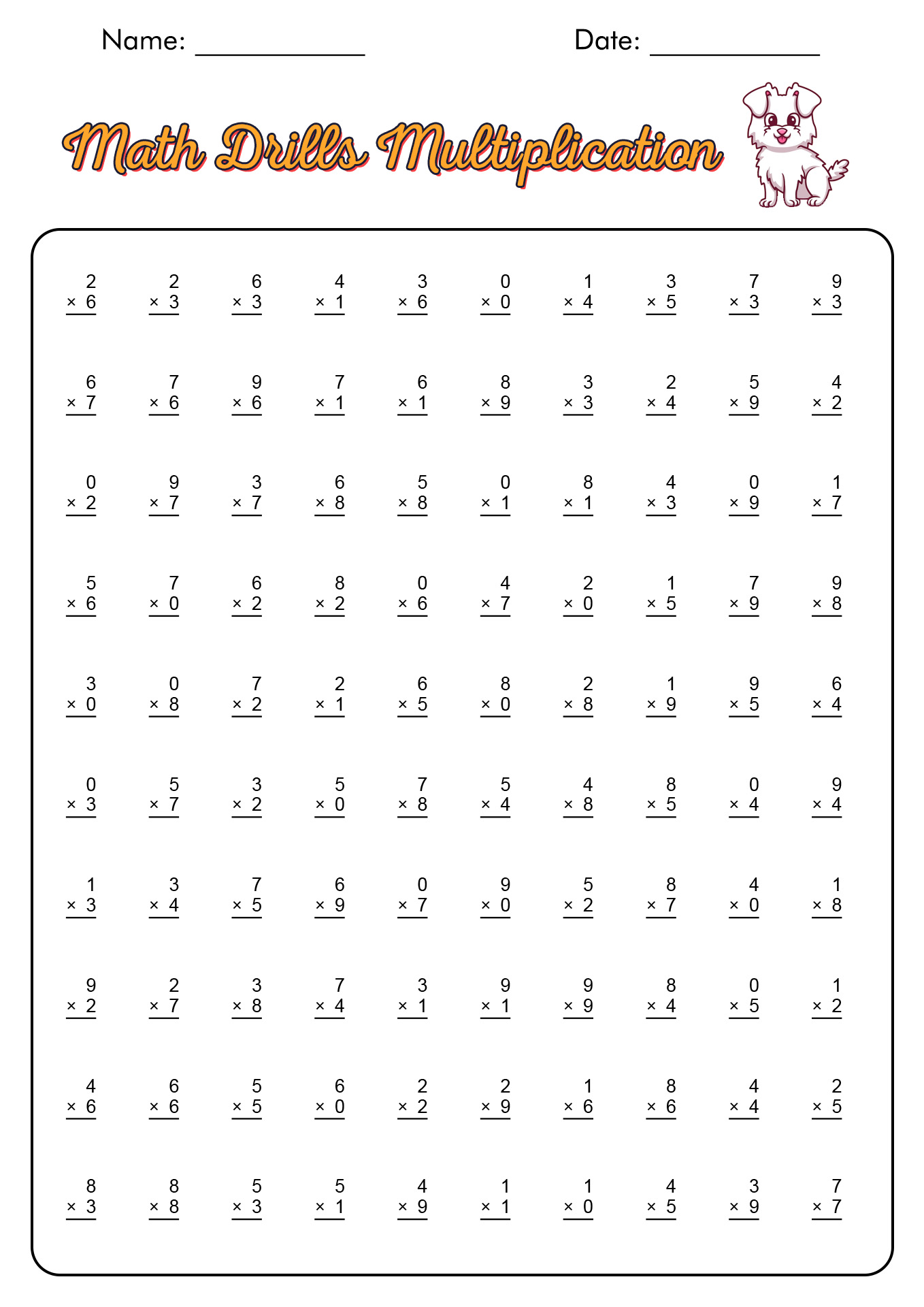 timed addition worksheet 100 problems