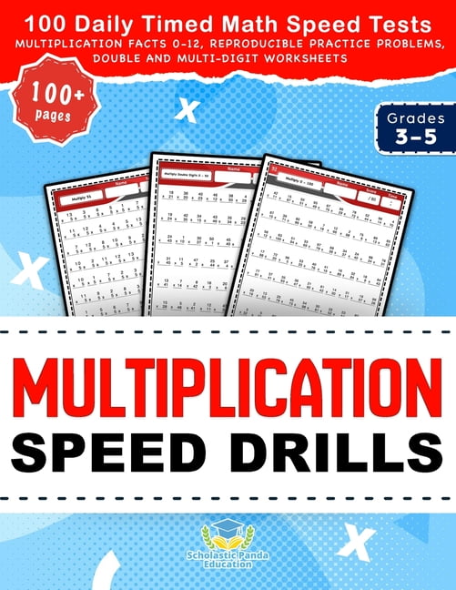 Practicing Math Facts: Multiplication Speed Drills: 100 Daily ...