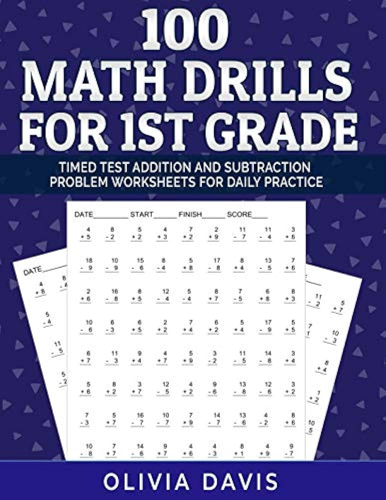 timed math worksheet