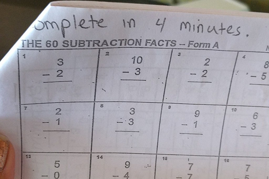 How Timed Math Worksheets Cause Anxiety and Erode Learner ...