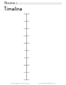 Timeline Lesson Plans &  Worksheets | Lesson Planet