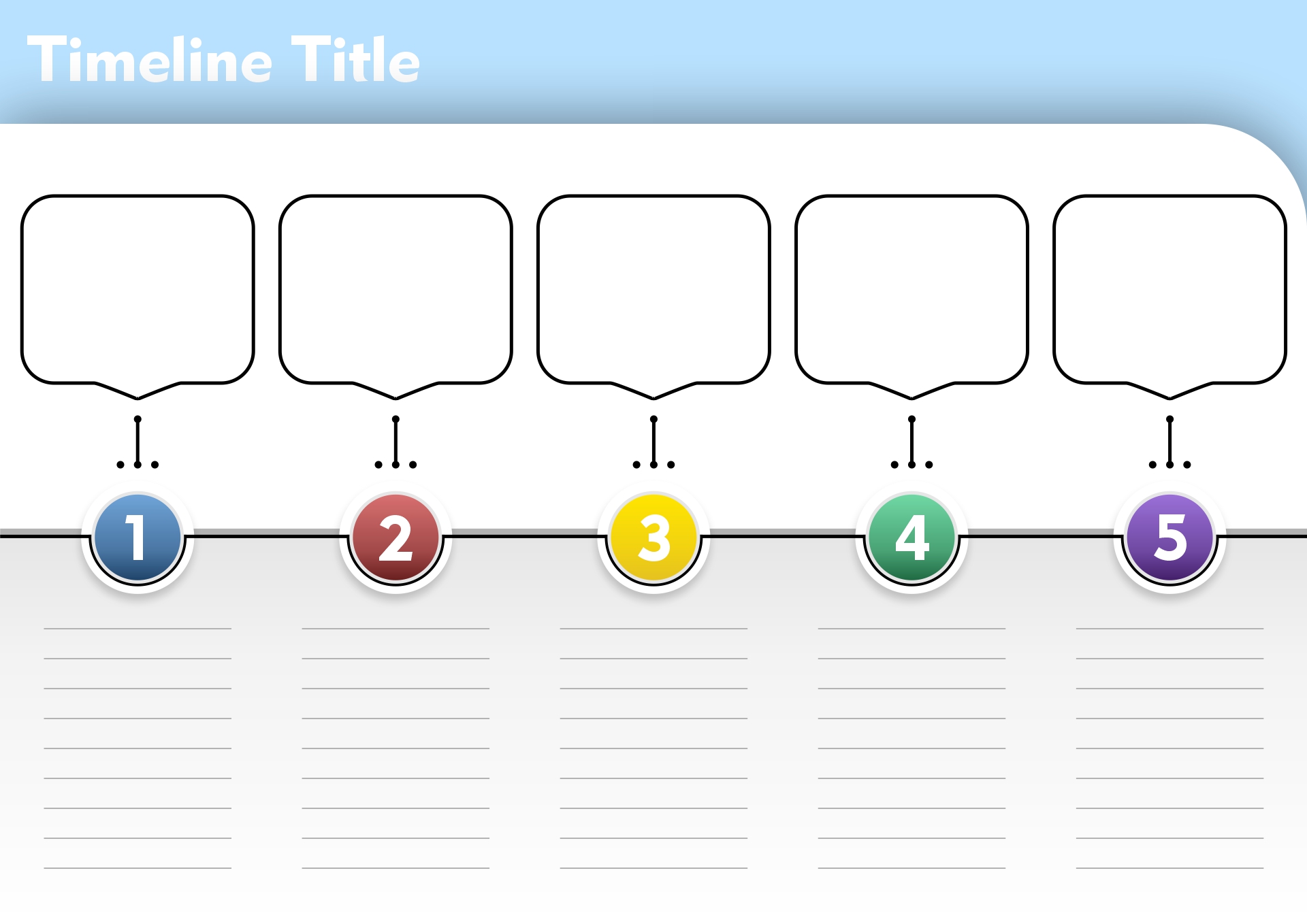 17 Blank Printable Timeline Worksheets - Free PDF at worksheeto.com