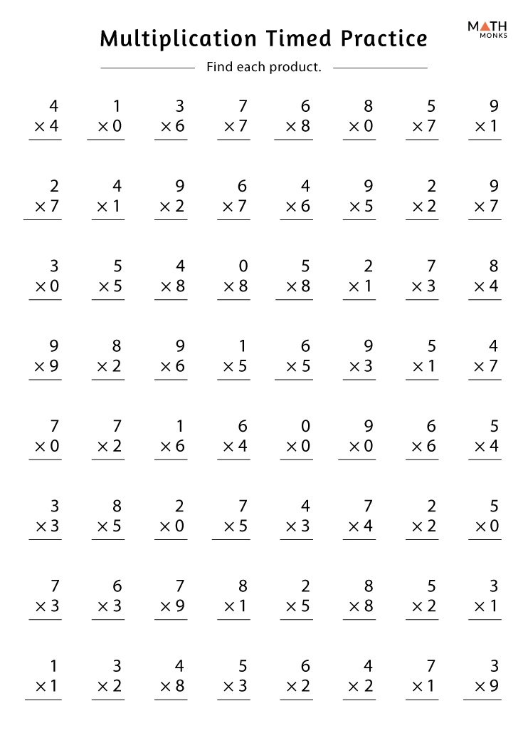 times facts worksheet