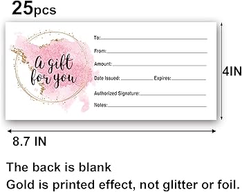 tiny print gift certificate code