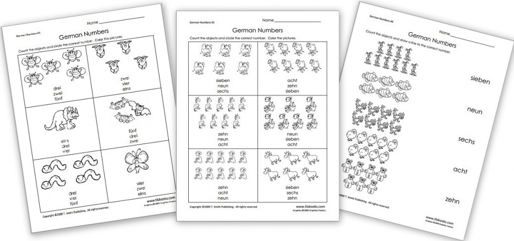 Free German Worksheets for Kids - Homeschool Den