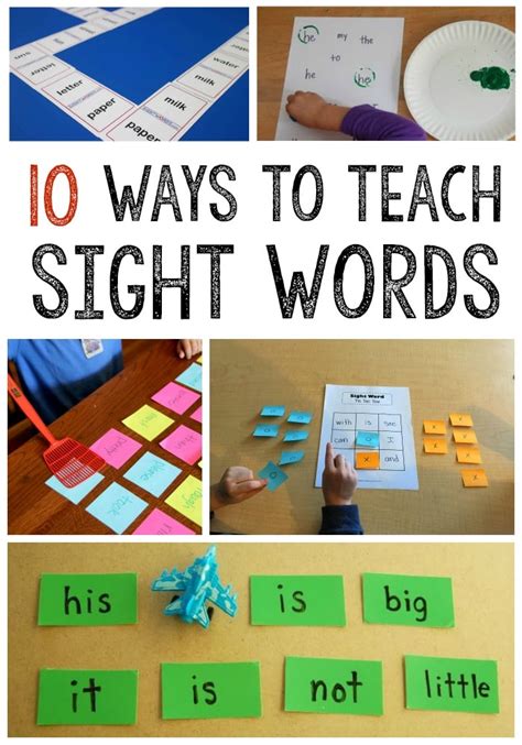 How To Teach Kindergarten Sight Words