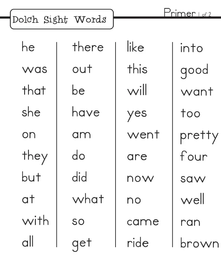 to teaching kindergarten sight words