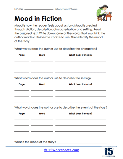 Mood and Tone Worksheets - 15 Worksheets Library