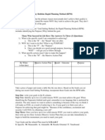 tony robbins goal setting worksheet