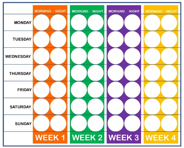tooth brushing reward chart printable