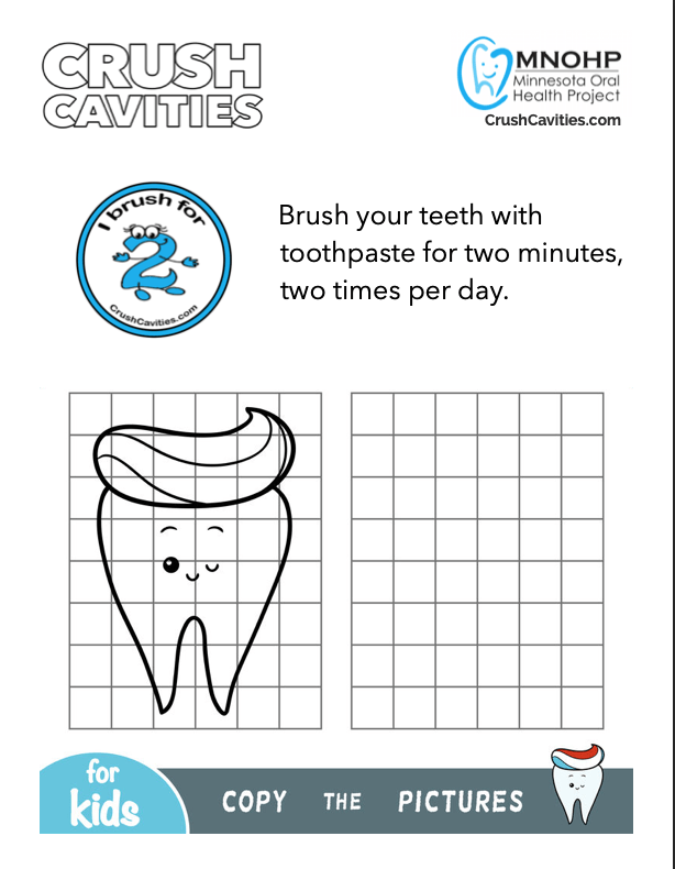 Copy the Tooth Worksheet - Crush Cavities