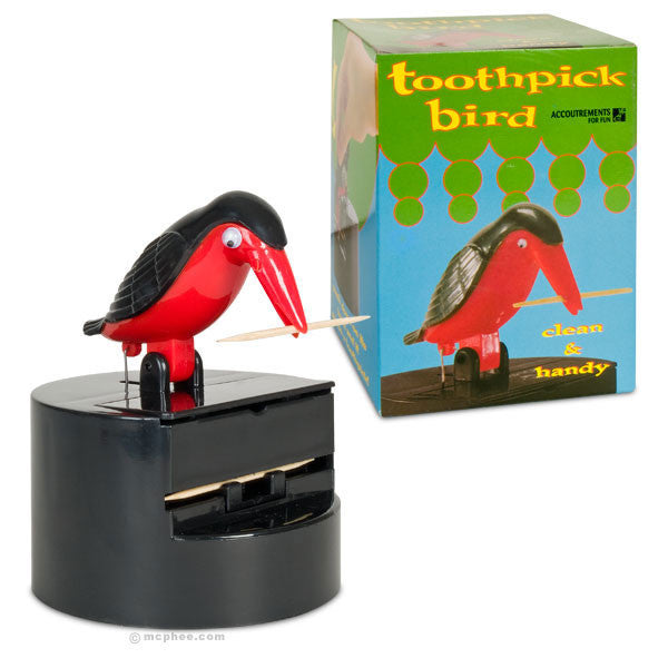 Toothpick Bird Dispenser - Archie McPhee &  Co.