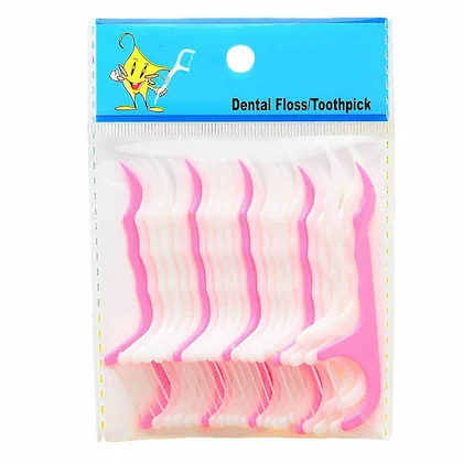 Buy KANBI ToothPick Plastic Tooth Cleaning Stick Dental Floss ...