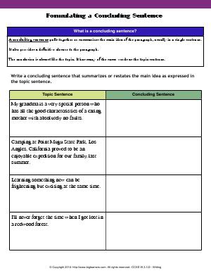 Biglearners Worksheet | Biglearners