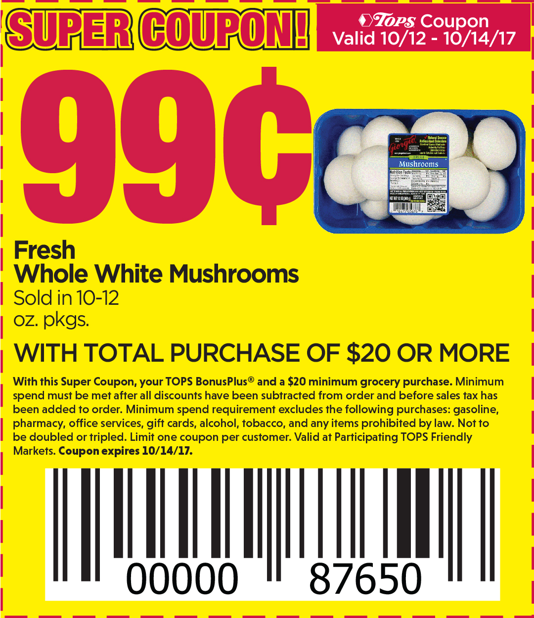tops grocery coupons printable