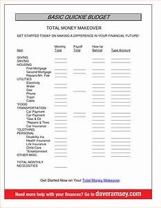 dave ramsey total money makeover worksheets free - Yahoo Search ...