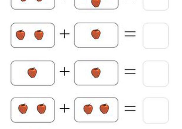 touch math addition worksheet for kindergarten
