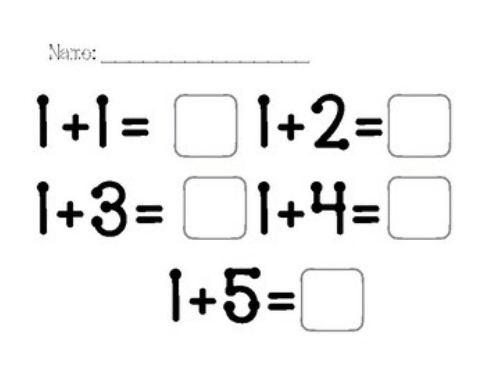 Free touch math addition worksheet for kindergarten, Download Free