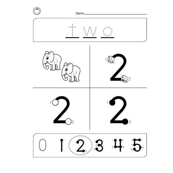 Download Touch Math Addition Worksheets For Kindergarten
