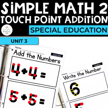 Addition Math Workbook for Special Ed (Simple Math Special Ed Set 2)