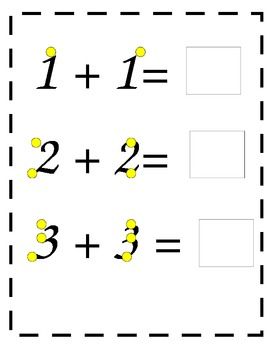 Touch Point Math Addition Worksheets - Worksheet School