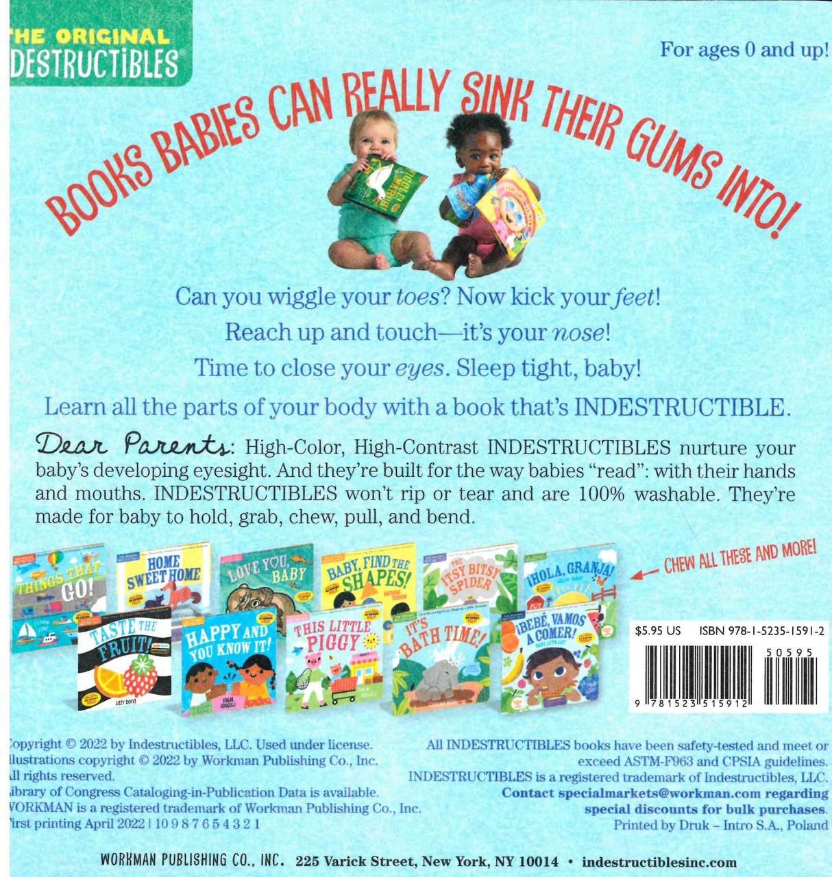 Touch Your Nose! (Indestructibles) - Books By The Bushel