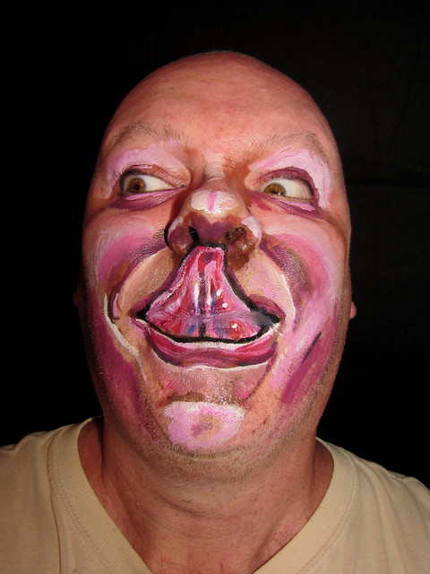 561. Can you touch your nose with your tongue? | Face paint… | Flickr