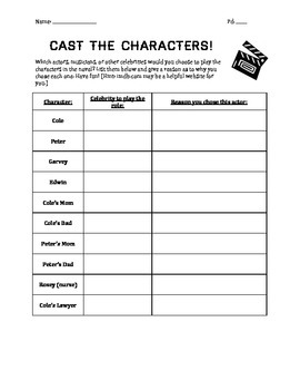 touching spirit bear worksheet