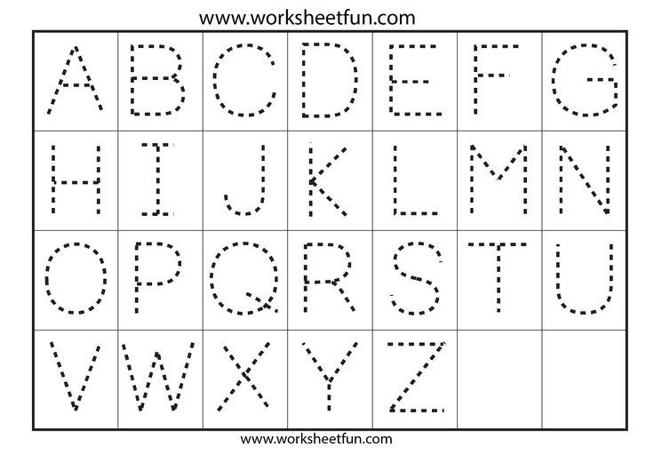 Traceable Alphabet Worksheets - 10 Free PDF Printables | Printablee