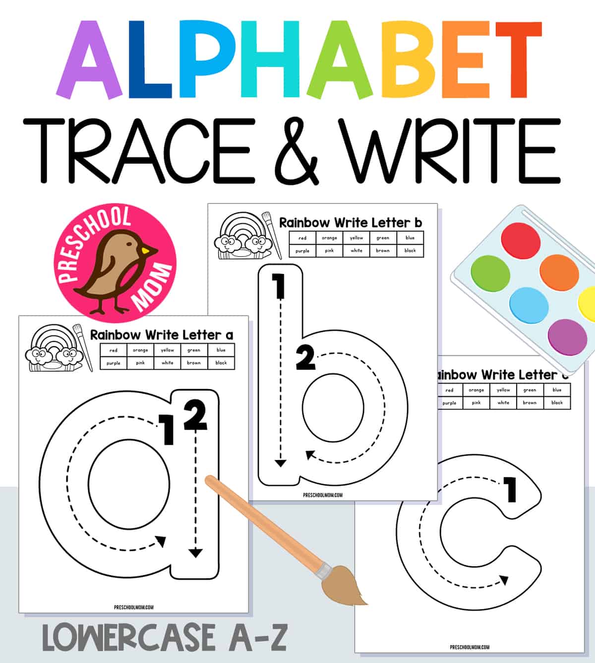 Letter Tracing Worksheets - Preschool Mom