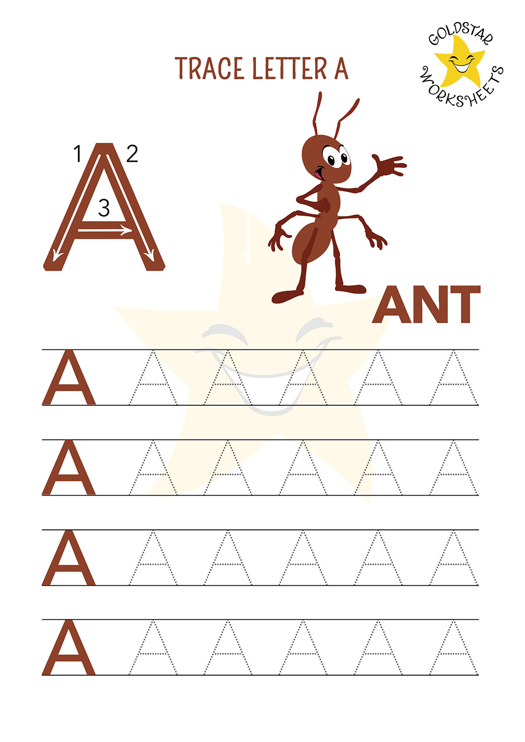 Free Letter Tracing Worksheets by a Children Illustrator/Teacher (PDF)