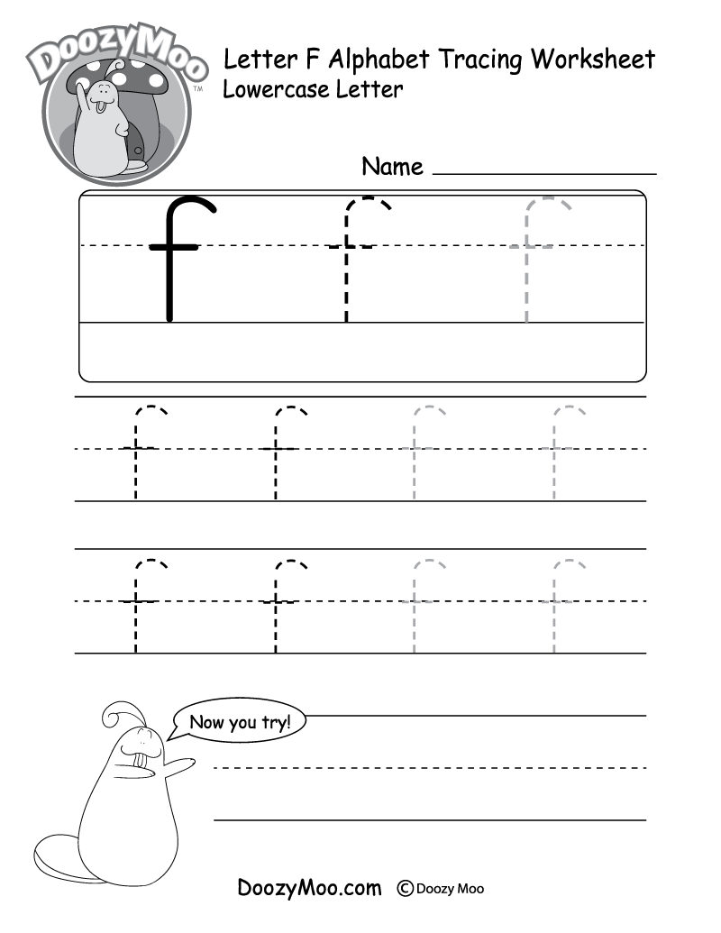 Lowercase Letter Tracing Worksheets (Free Printables) - Doozy Moo