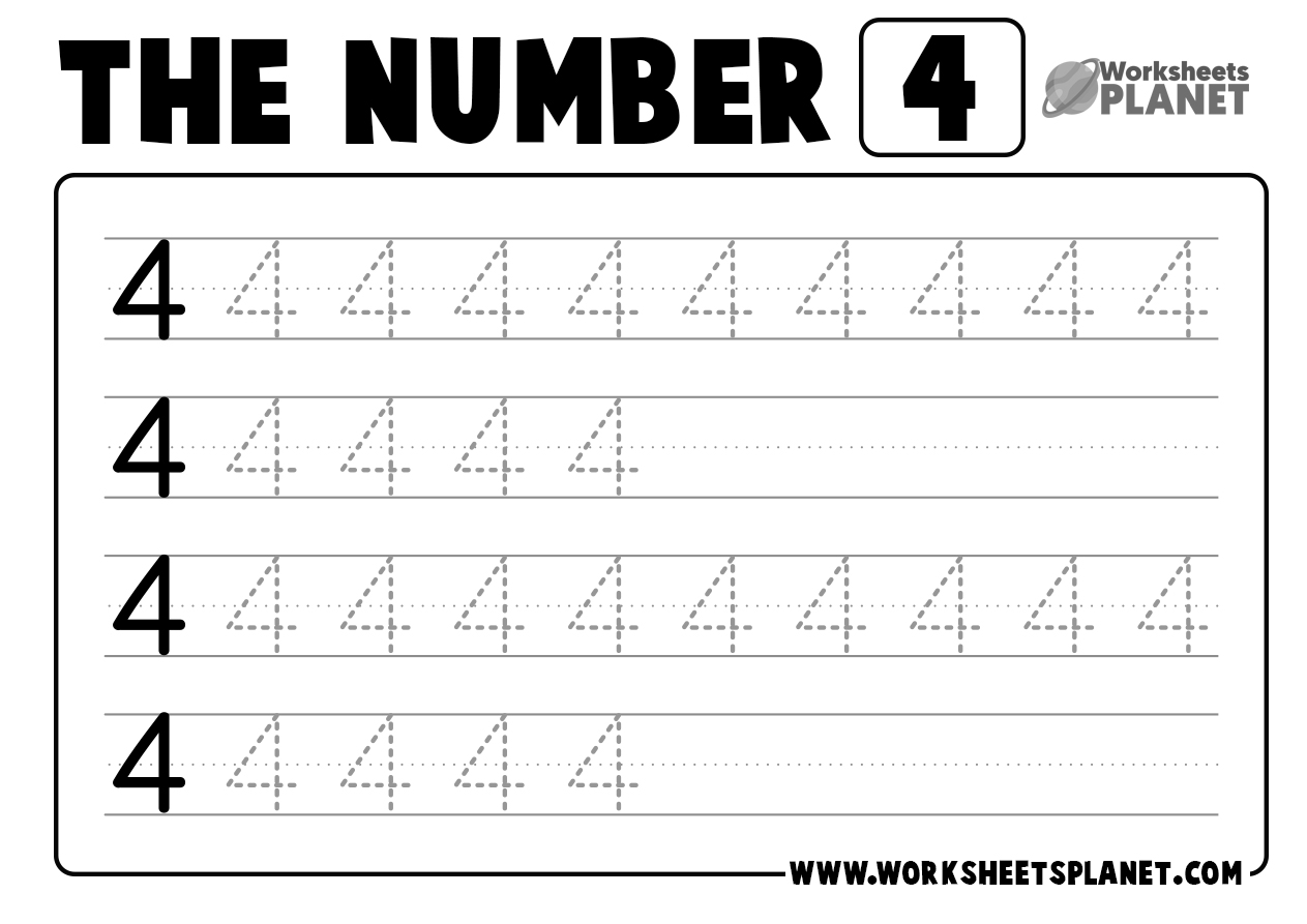 Tracing Numbers Worksheets for Kindergarten | READY TO PRINT