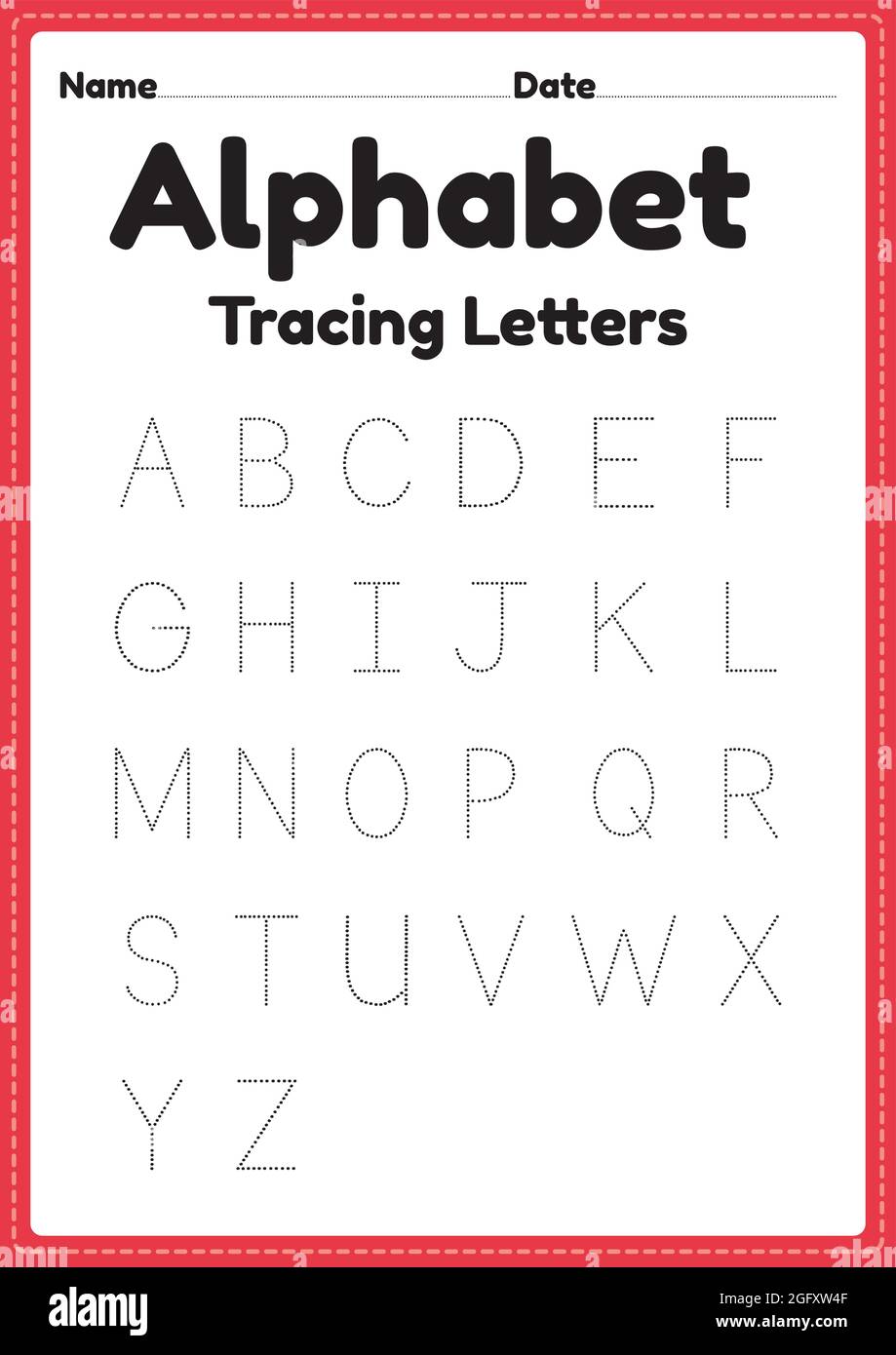 traceable letter a worksheet